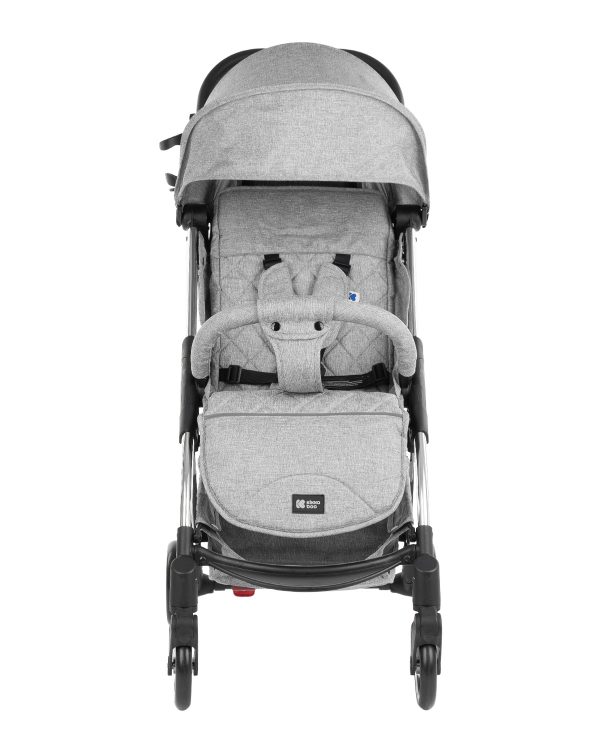 kikkaboo-cloe-light-gray.jpg کالسکه مسافرتى طوسی کلو کیکابو kikkaboo cloe light gray - تصویر 1