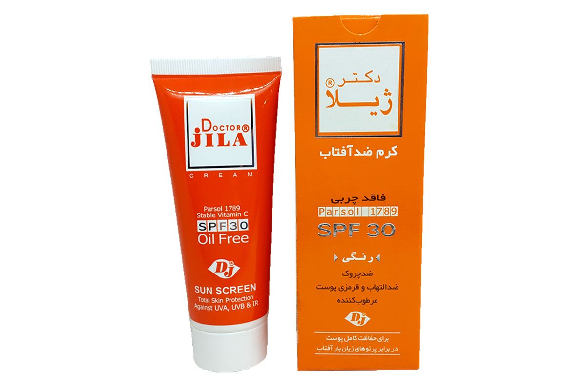 spf30drjila.jpg کرم ضدآفتاب رنگی spf 30 دکتر ژیلا (30گرم) - تصویر 1